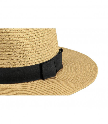 Sombrero paja Barts cinta negro